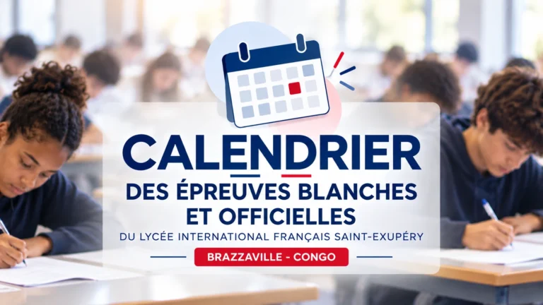 Calendriers des épreuves blanches et écrites du LIFSE